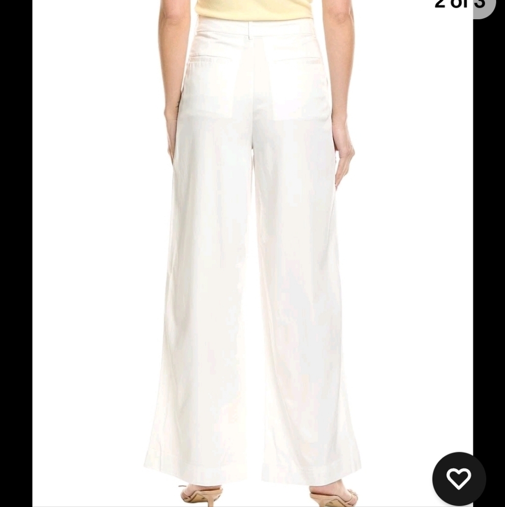 WeWoreWhat NWT‎ White Suiting Straight Leg Pants Size 14 - Picture 3 of 8
